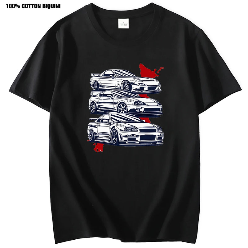 Oversize JDM GTR Vaporwave T-shirt
