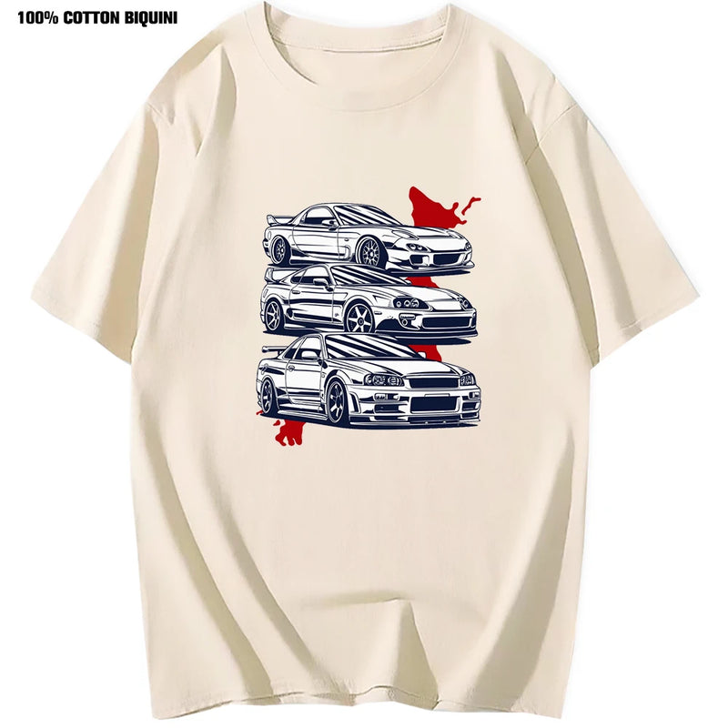 Oversize JDM GTR Vaporwave T-shirt