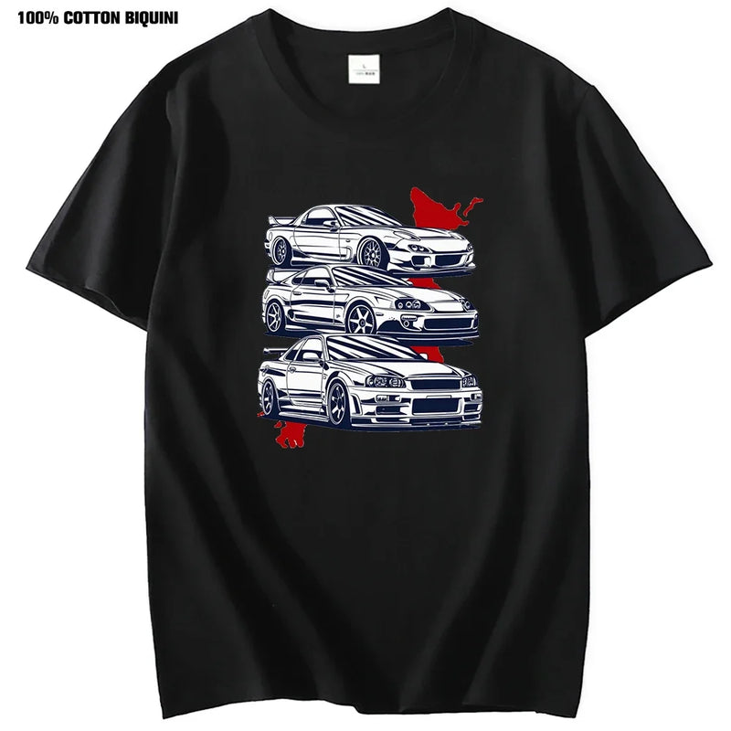Oversize JDM GTR Vaporwave T-shirt