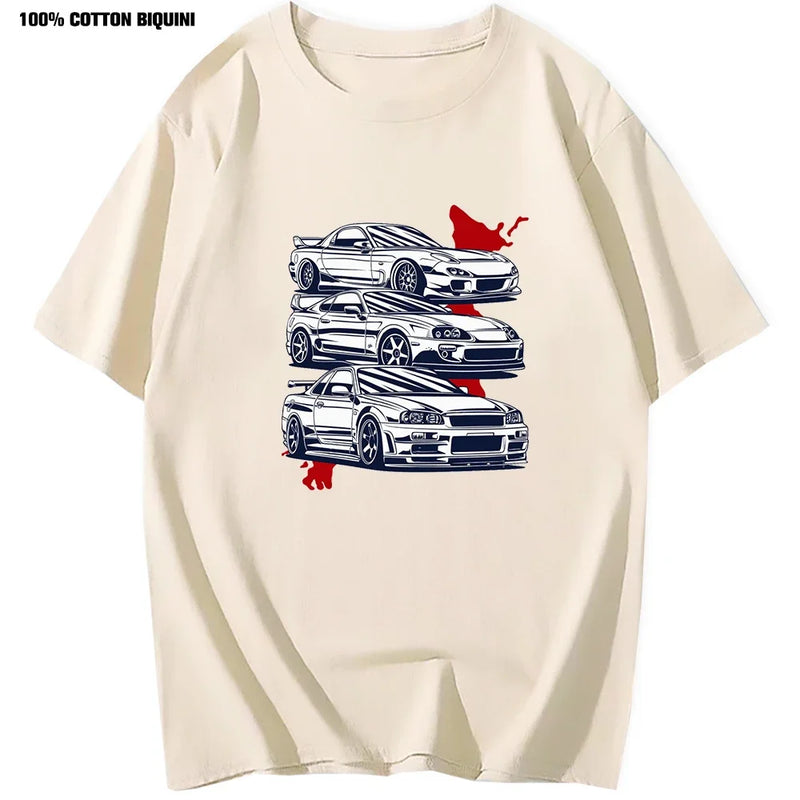 Oversize JDM GTR Vaporwave T-shirt